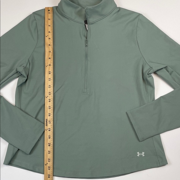 Under Armour Motion 1/2 Zip Fitted Long Sleeve Top XL Green NWT - Picture 4 of 7